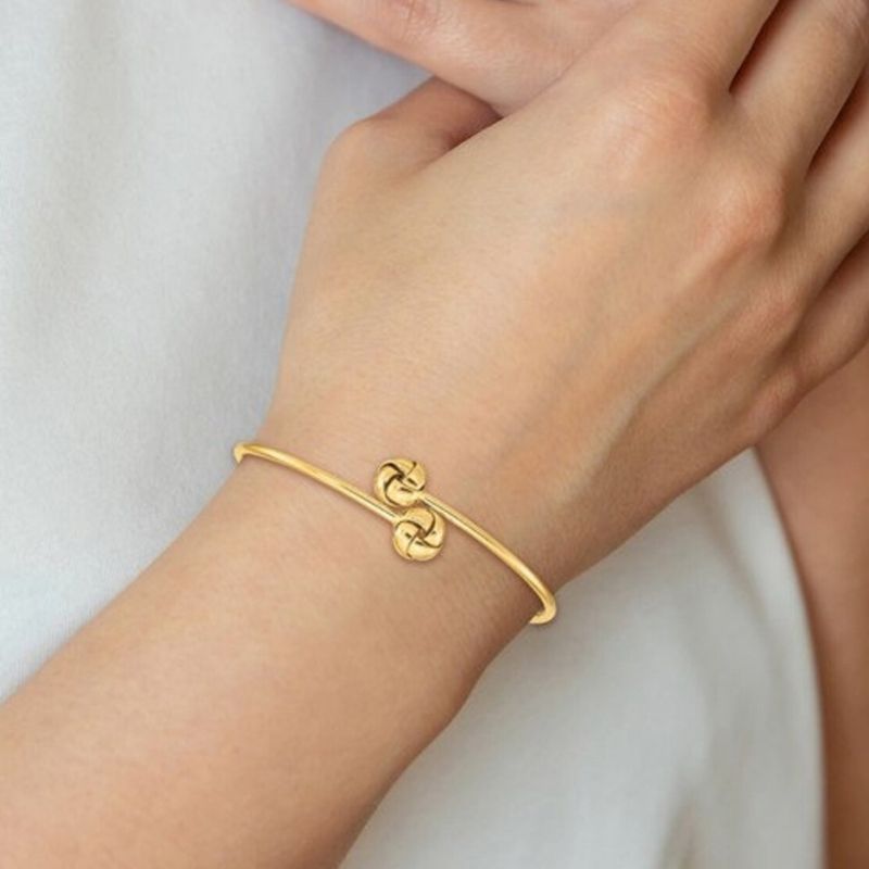 armband-knupfen-585-14-karat-gelbgold-love-knot-flexible-armband-2mm
