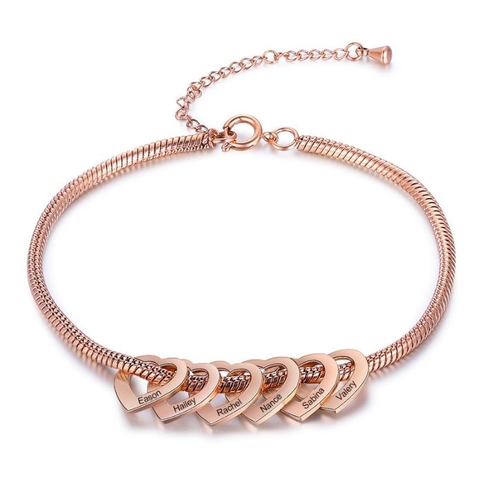 armband-mit-namen-personalisierte-herz-charme-eingraviert-familienname-verstellbare-kette-armband