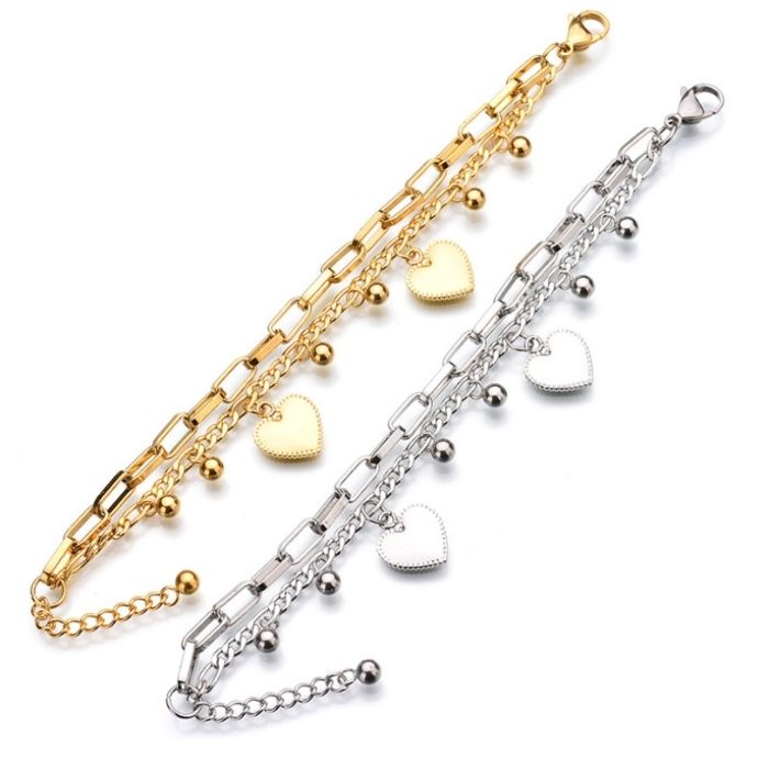 edelstahlarmband-damen-316l-edelstahl-neue-mode-luxus-schmuck-bohemia-2-schicht-ball-liebhaber-liebe-herz-charme-dicke-kette-armband