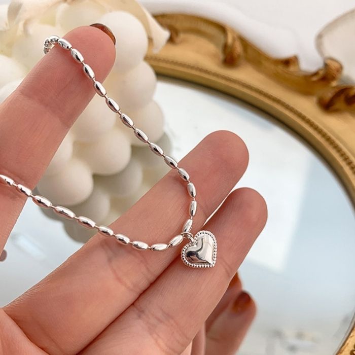 Edelstahlarmband Herz