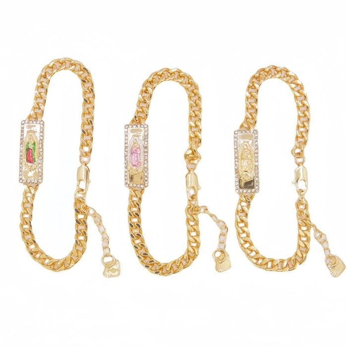 Edelstahlarmband Jungfrau Maria