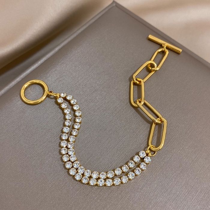 Edelstahlarmband Micro Pave