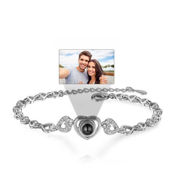 Fotoarmband Edelstahl