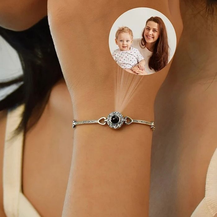 Fotoarmband Edelstahl