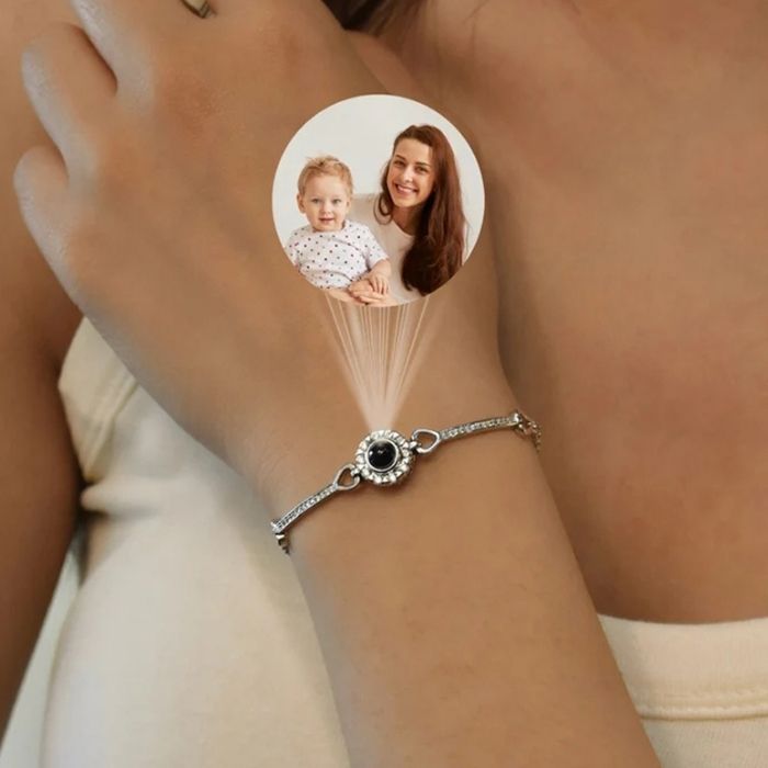 Fotoarmband Edelstahl