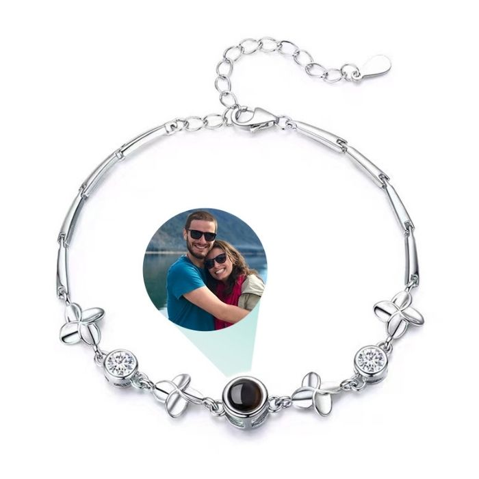 Fotoarmband Edelstahl