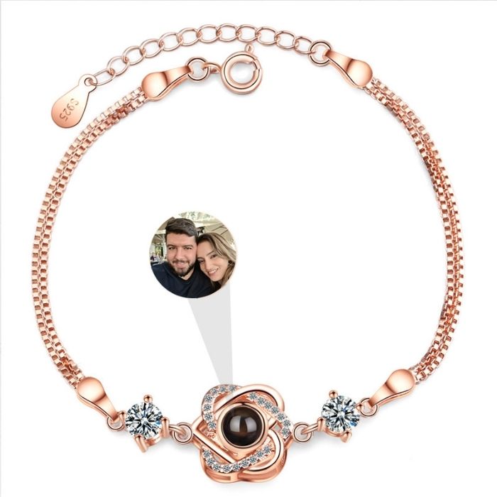Fotoarmband kleeblatt