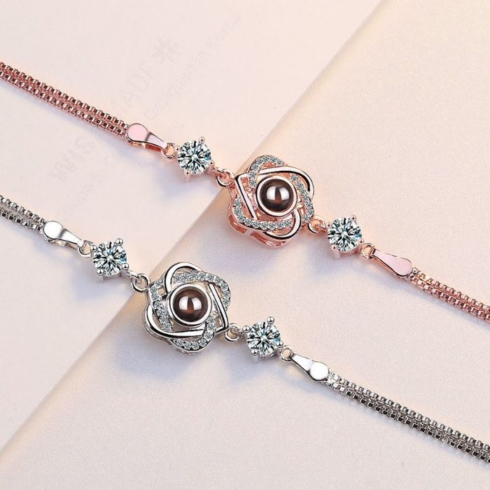 Fotoarmband kleeblatt