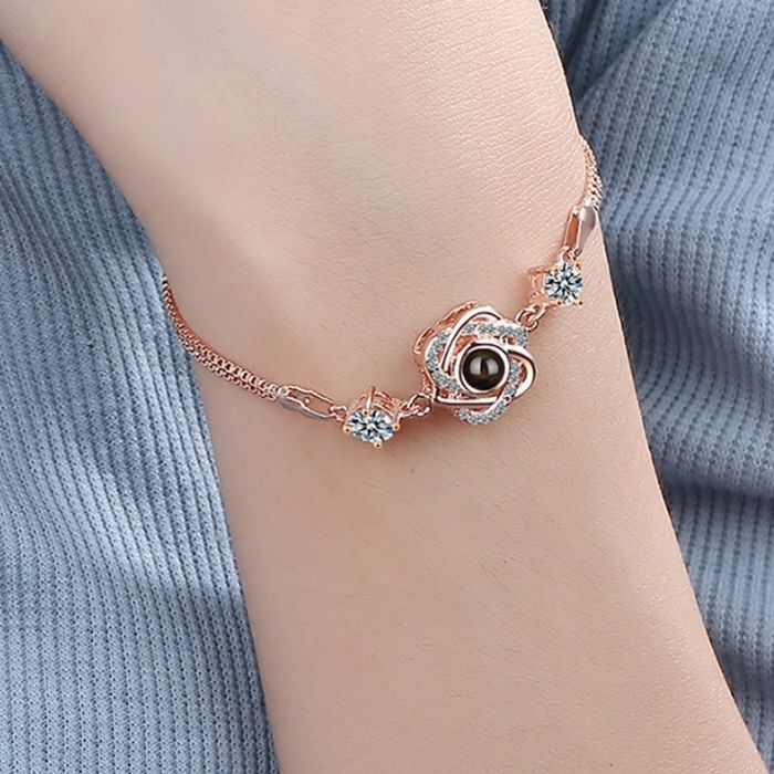 Fotoarmband kleeblatt