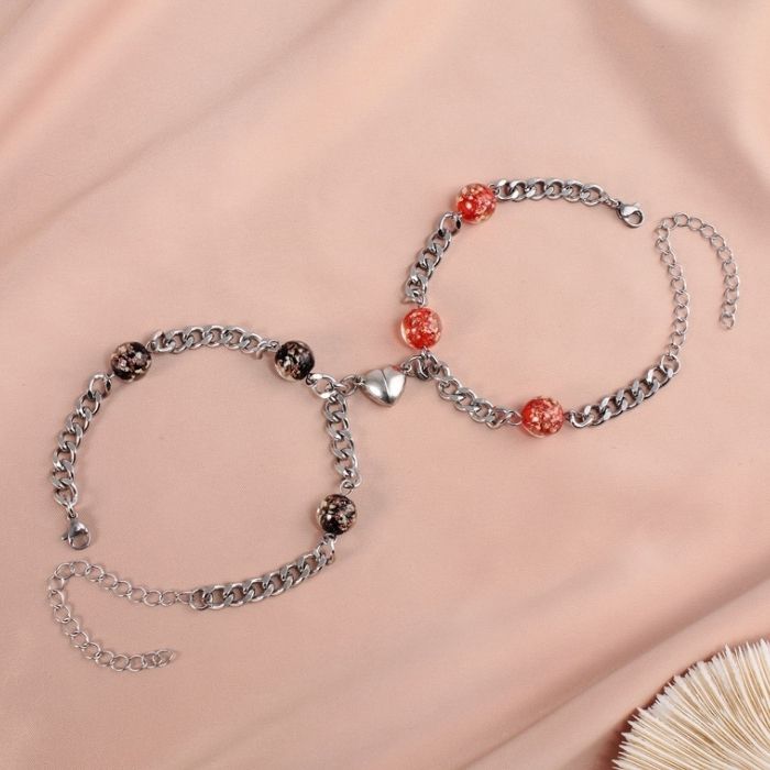 freundschaftsarmbander-fur-2-magnetisiert-glanzender-stein-kubakette-armband