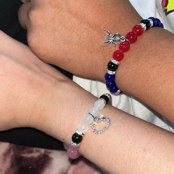 Freundschaftsarmbänder für 2 Spider Kitty Armband