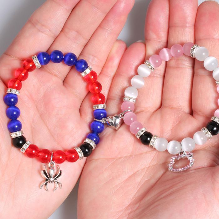 Freundschaftsarmbänder für 2 Spider Kitty Armband