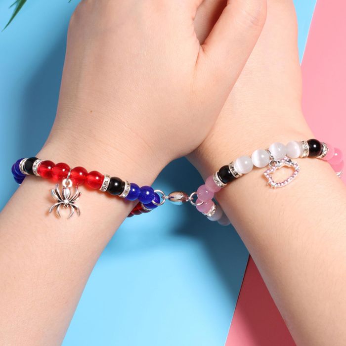 Freundschaftsarmbänder für 2 Spider Kitty Armband