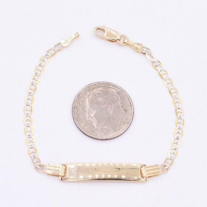 Gold Armband Baby Zweifarbige