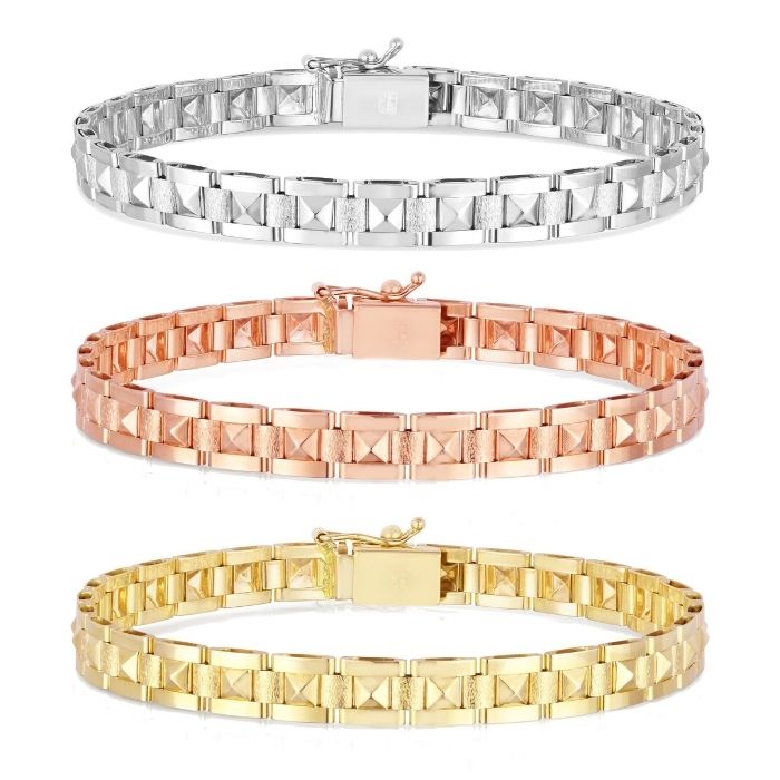 Gold Armband Damen Echt 14K