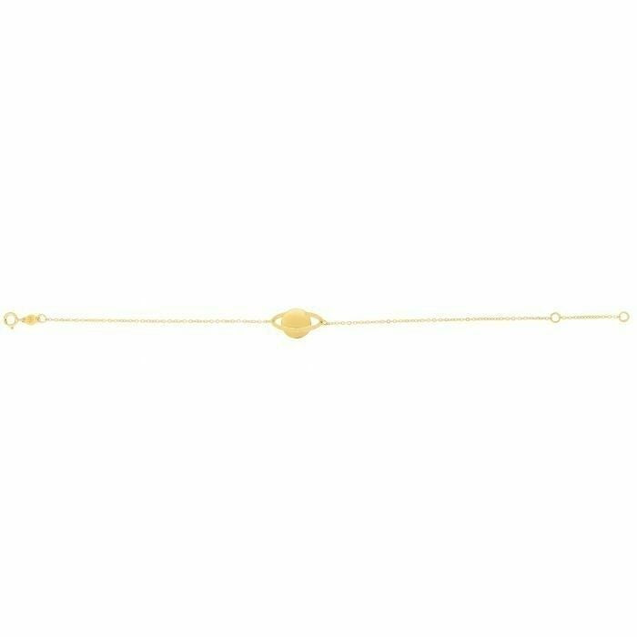 Gold Armband Damen Saturn 14K
