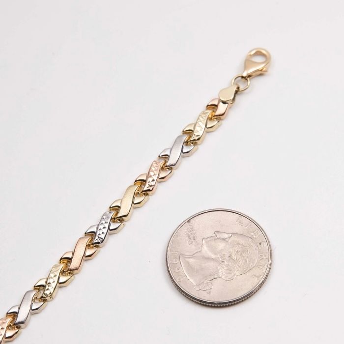 Gold Armband Damen Korrekt Gestempelt 14K