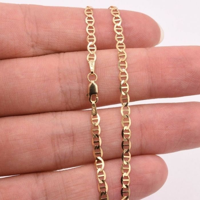 Gold Armband Damen Solid 10K