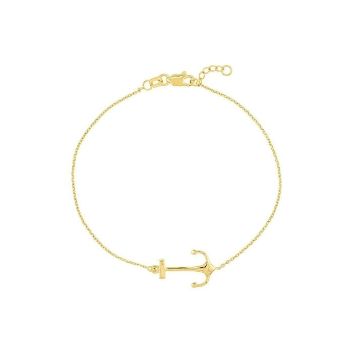 Gold Armband Damen Massiv 14K