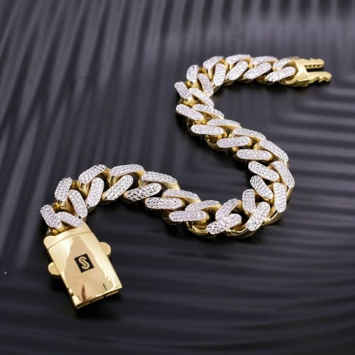 Gold Armband Herren Miami 19.97 grams 14K