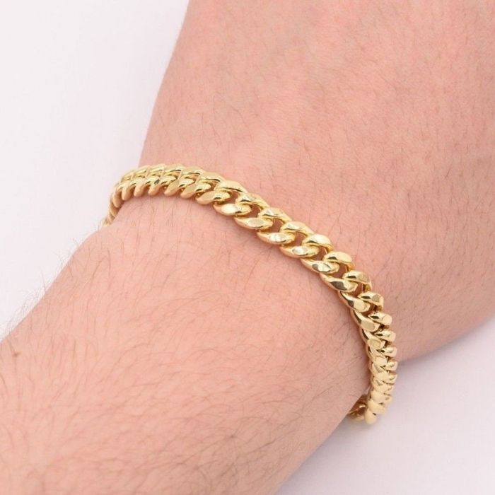 Gold Armband Herren Cuban 7.2mm