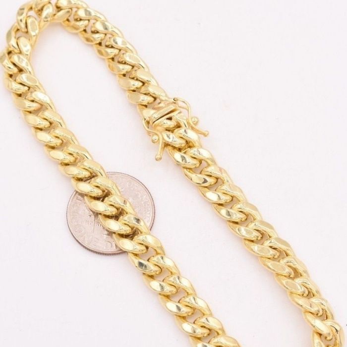 Gold Armband Herren Cuban 7.2mm