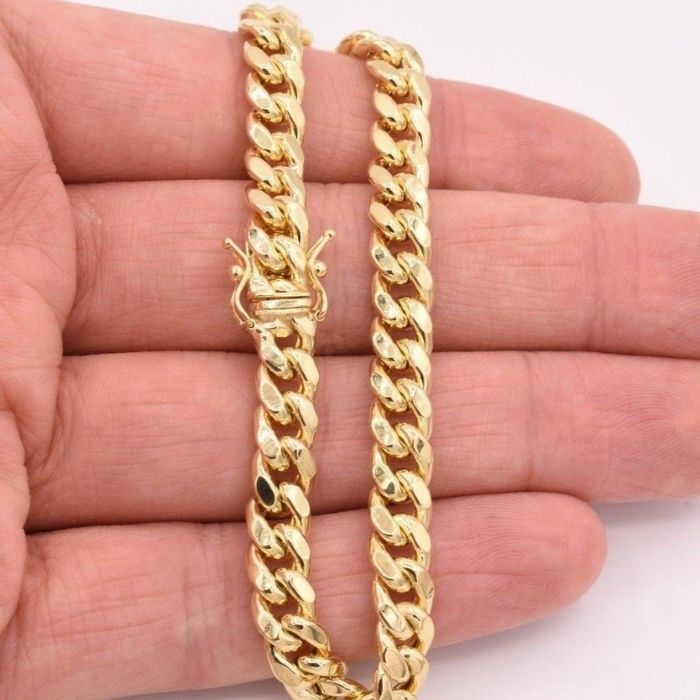 Gold Armband Herren Cuban 7.2mm