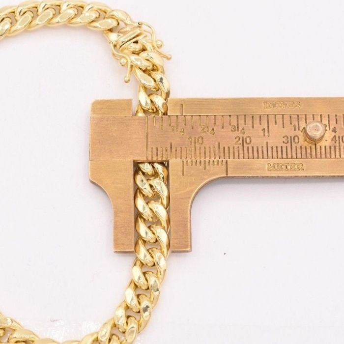 Gold Armband Herren Cuban 7.2mm