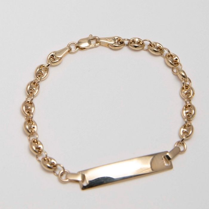 Goldarmband Baby Gelb Gold