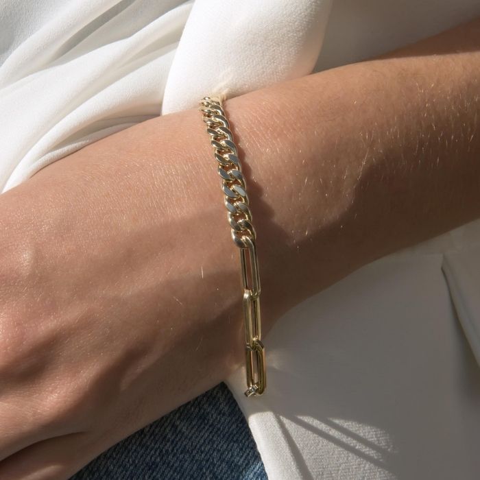 goldarmband-damen-14-karat-echt-gold-double-curb-cuba-link-oval-link-buroklammer-armband