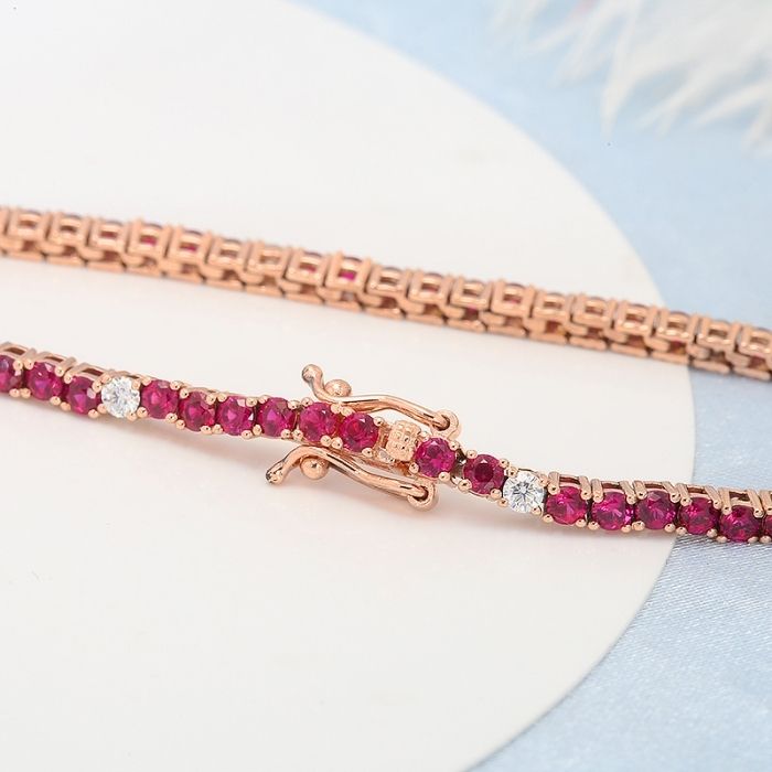 goldarmband-damen-417-585-750-2.5mm-rundschliff-labor-gezuchteten-rubin-und-moissanit-armband-fur-damen-solid-14k-10k-18k-karat-rose-gold-kostbare-16cm