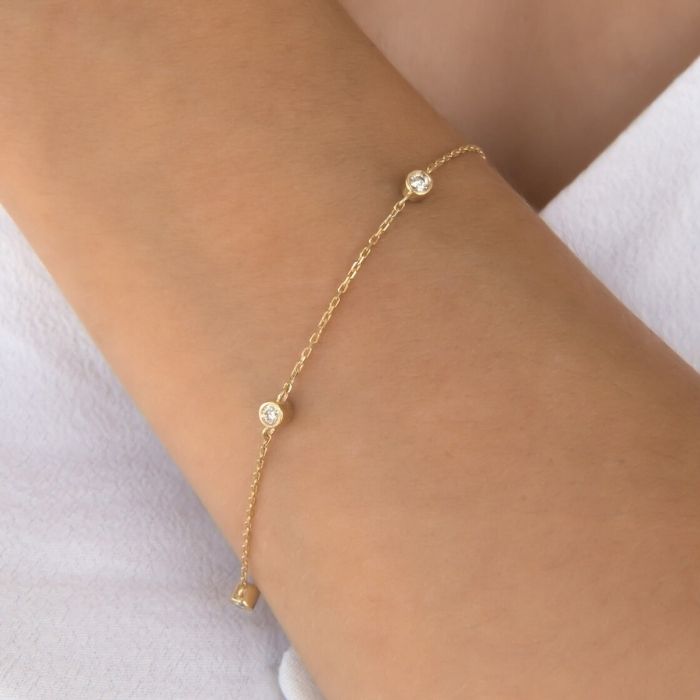 goldarmband-damen-585-14-karat-gold-diamant-solitar-armband-1.9-gramm-weissgold-rosegold-gelbgold