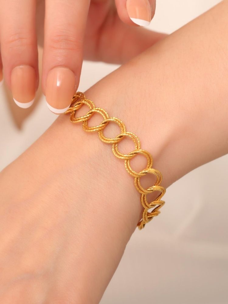 goldarmband-damen-585-14-karat-gold-doppelring-milchstrasse-armband