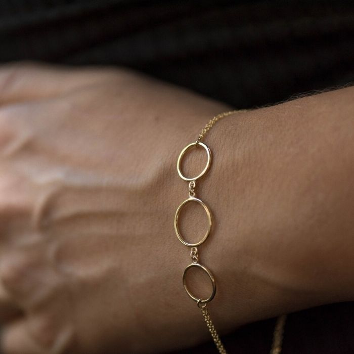 goldarmband-damen-585-echt-14-karat-gold-glieder-armband-mit-ring-doppel-kreis-talisman