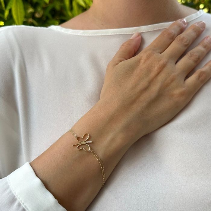 goldarmband-damen-585-echte-14-karat-gold-schmetterling-zirkon-armband-14k-solid-gold