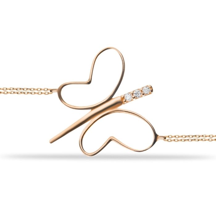 goldarmband-damen-585-echte-14-karat-gold-schmetterling-zirkon-armband-14k-solid-gold