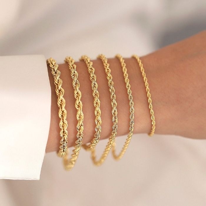 goldarmband-damen-585-echte-14k-gold-vintage-look-seil-kette-armband-3mm
