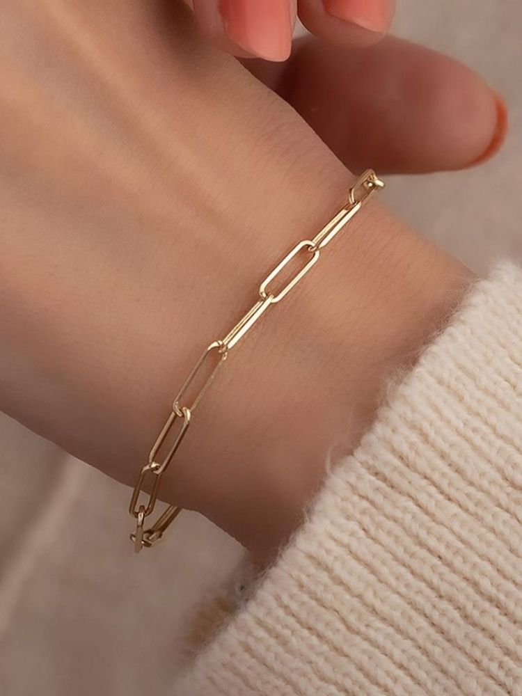 goldarmband-damen-585-echte-14karat-gold-buroklammer-armband-3mm