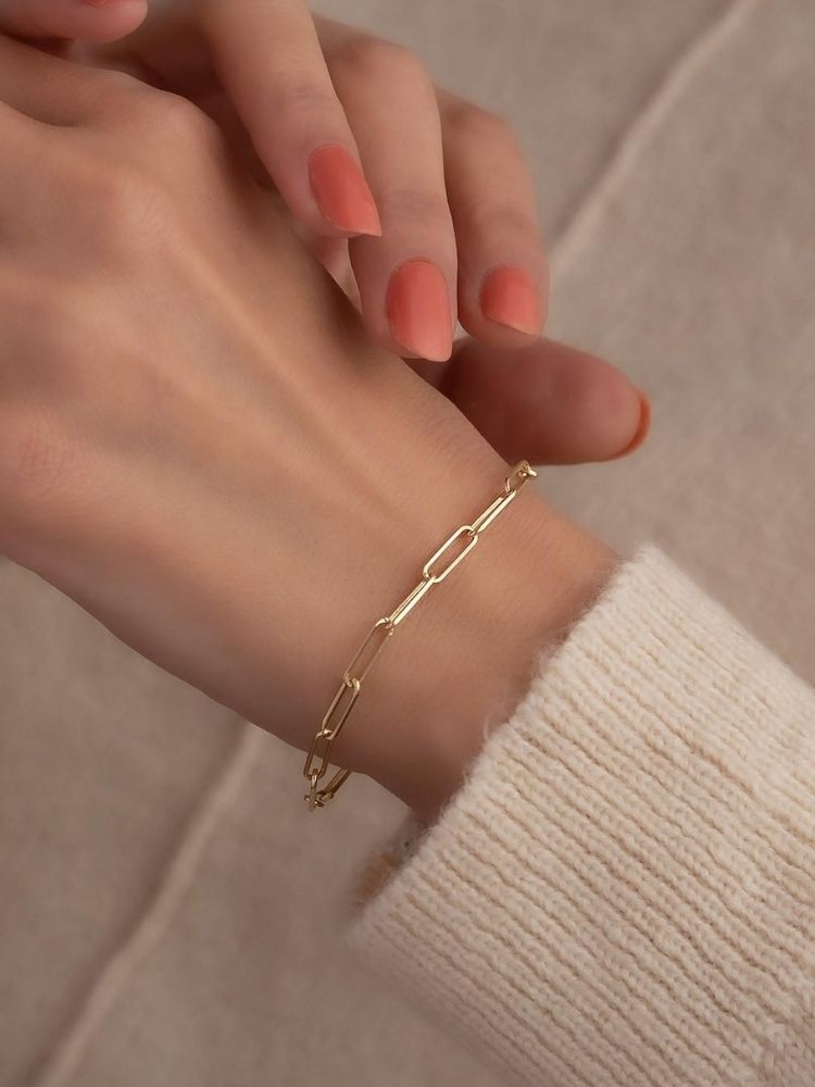 goldarmband-damen-585-echte-14karat-gold-buroklammer-armband-3mm