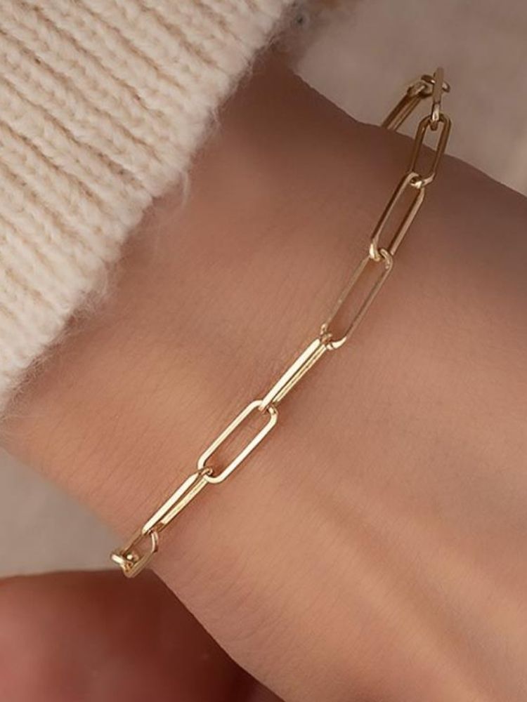 goldarmband-damen-585-echte-14karat-gold-buroklammer-armband-3mm