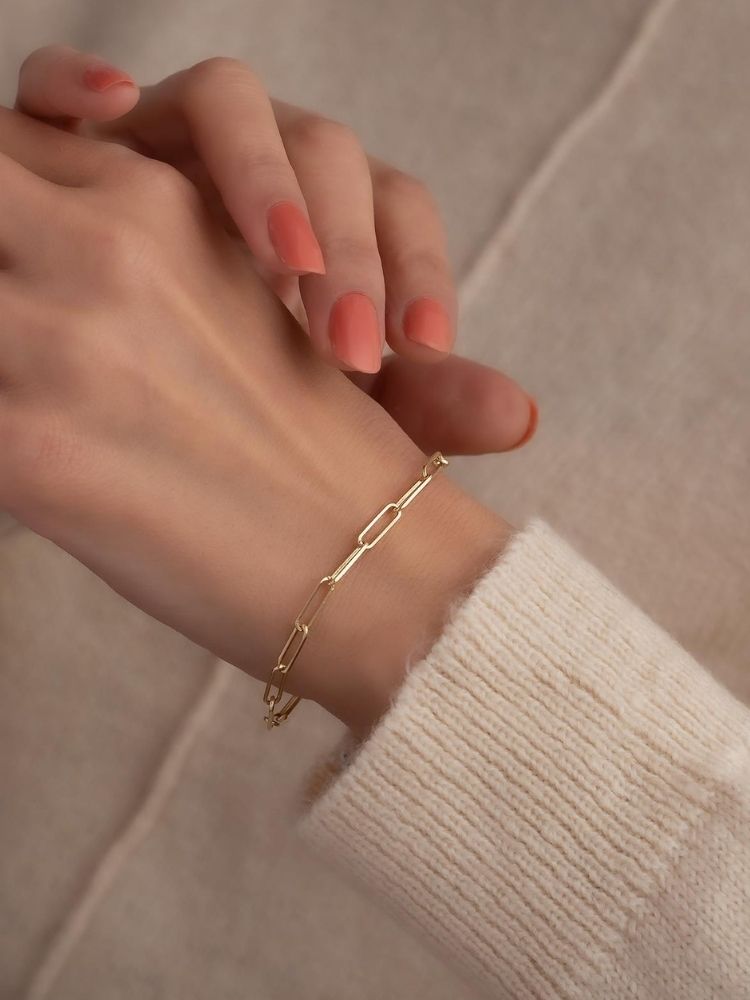 goldarmband-damen-585-echte-14karat-gold-buroklammer-armband-3mm