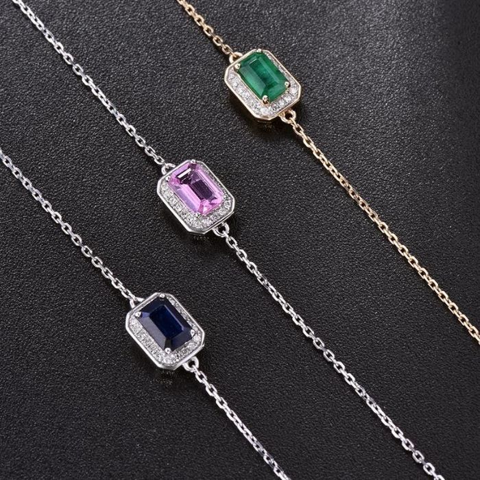 goldarmband-damen-585-karat-14k-gold-armband-damen-fancy-octagonal-blau-rosa-saphir-smaragd-brillant-diamantarmband
