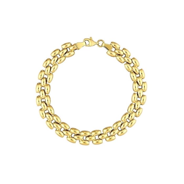 goldarmband-damen-585-karat-8mm-mehrreihiges-ooliertes-armband-7.25-zoll-8mm