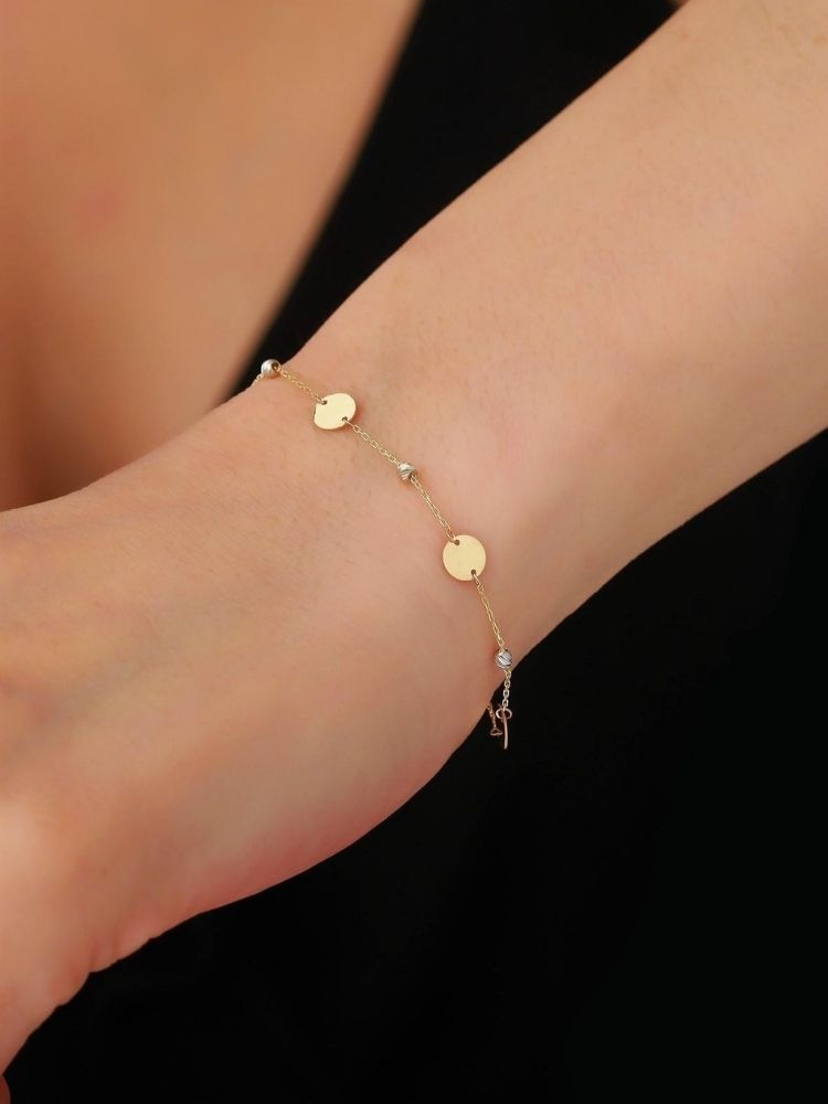 goldarmband-damen-585-karat-echt-14-karat-gold-doric-rundes-pailletten-armband