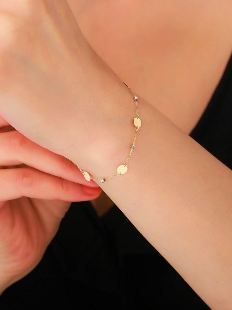 goldarmband-damen-585-karat-echt-14-karat-gold-doric-rundes-pailletten-armband