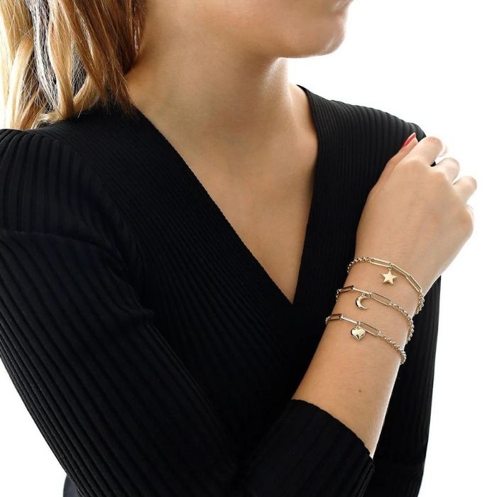 goldarmband-damen-585-karat-gold-armband-damen14k-gold-rolo-link-paperclip-puffy-herz-charm-minimale-kette-liebe-symbol-3d-charm-goldarmband-fur-damen
