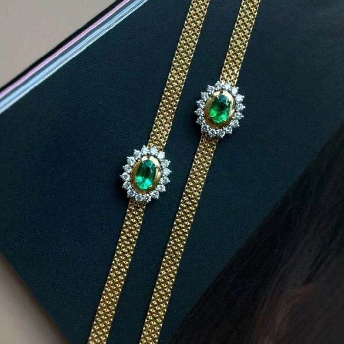 goldarmband-damen-750-karat-gelbgold-natrual-smaragd-echtes-diamant-oval-damen-luxus-trendy-verlobung-echtes-18k