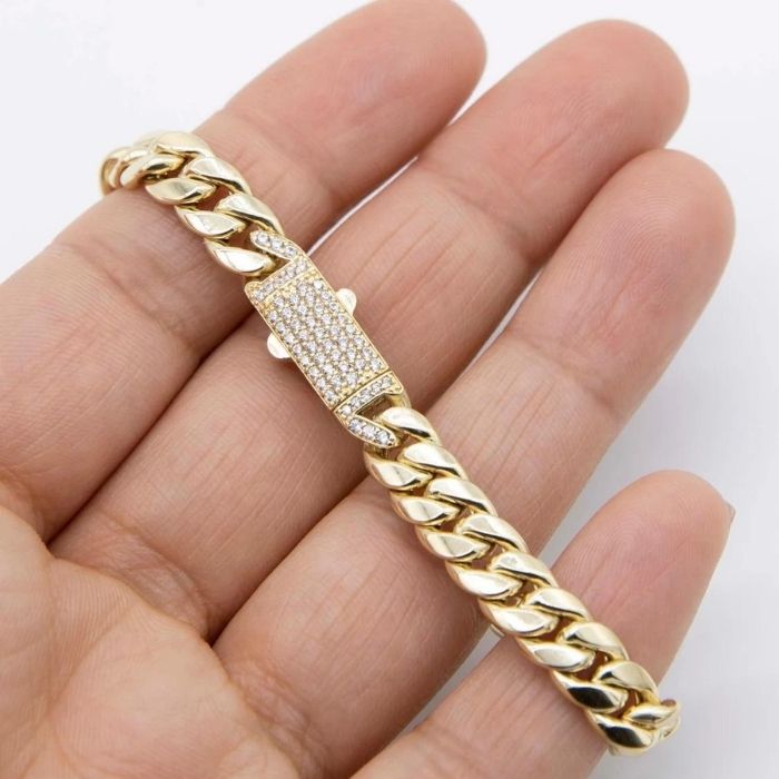 goldarmband-damen-herren-585-14-karat-gold-7.5mm-miami-cuban-gliederkette-armband