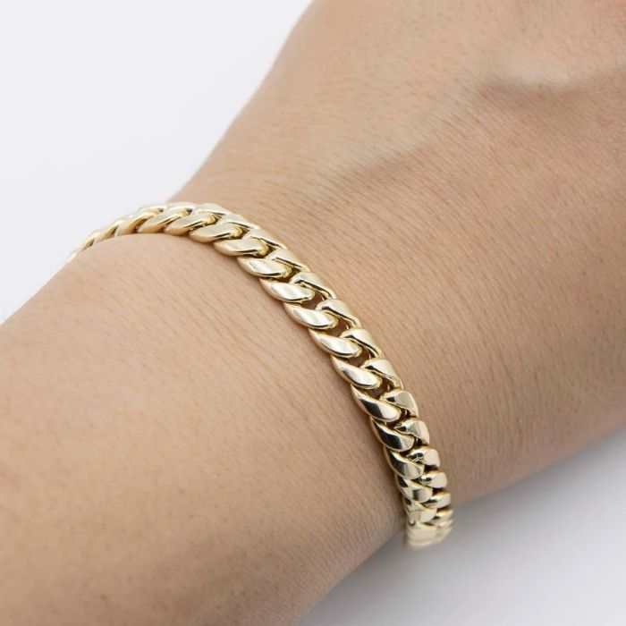 goldarmband-damen-herren-585-14-karat-gold-7.5mm-miami-cuban-gliederkette-armband