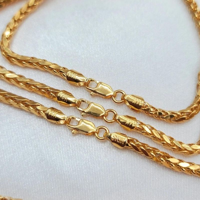goldarmband-damen-herren-585-14-karat-gold-weizen-franco-kettenarmband
